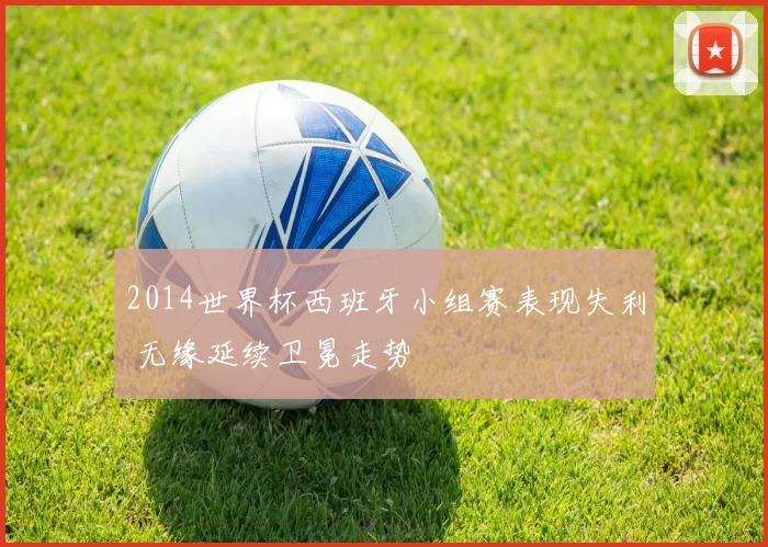 2014世界杯西班牙小组赛表现失利 无缘延续卫冕走势